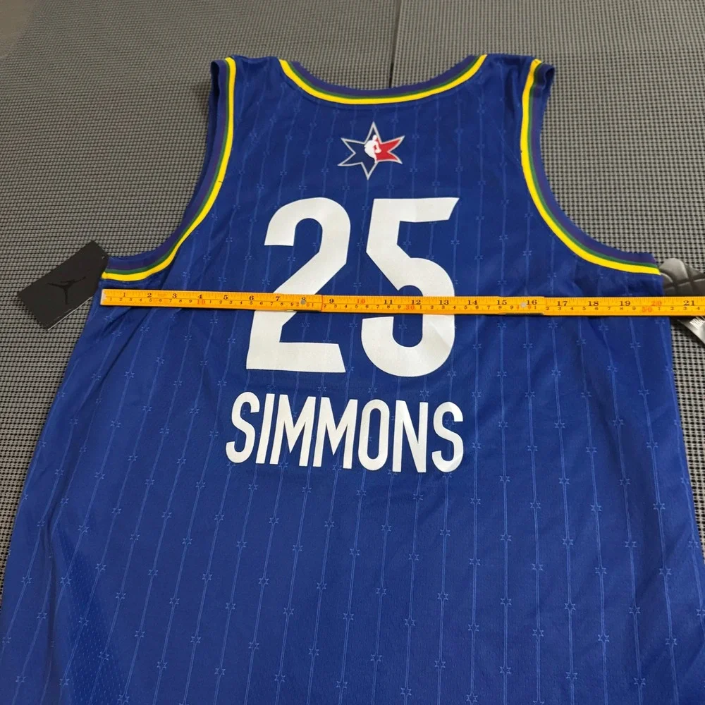 Jordan NBA All-Star 2020 Chicago Ben Simmons Jersey Blue 25 Mens Size 52 XL